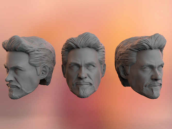 Tony Stark Headsculpt 3D print model 3D Print 391813