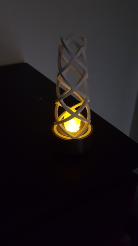 Twirly lamp (LED Tealight) 3D Print 391859