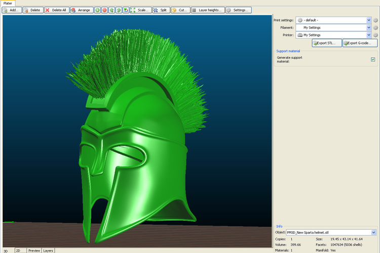 Sparta helmet 3D Print 391860