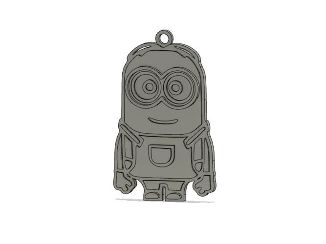 Bob Minion keychain  3D Print 392020