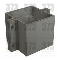 MOLD POT MOLDE MACETAS DE CEMENTO MOD04 - Thumbnail 1