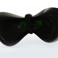 Small cat eyes bow tie 3D Printing 392120