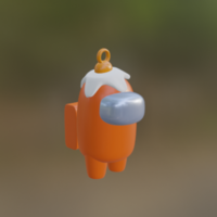 Among us keychain - Thumbnail 2