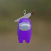 Among us keychain - Thumbnail 8