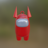 Among us keychain - Thumbnail 9