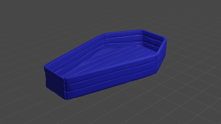 Realistic Coffin Model 3D Print 392256
