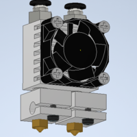 Small E3D Chimera+ Air Cooled Dual Extrusion Hotend CLONE 3D Printing 392307