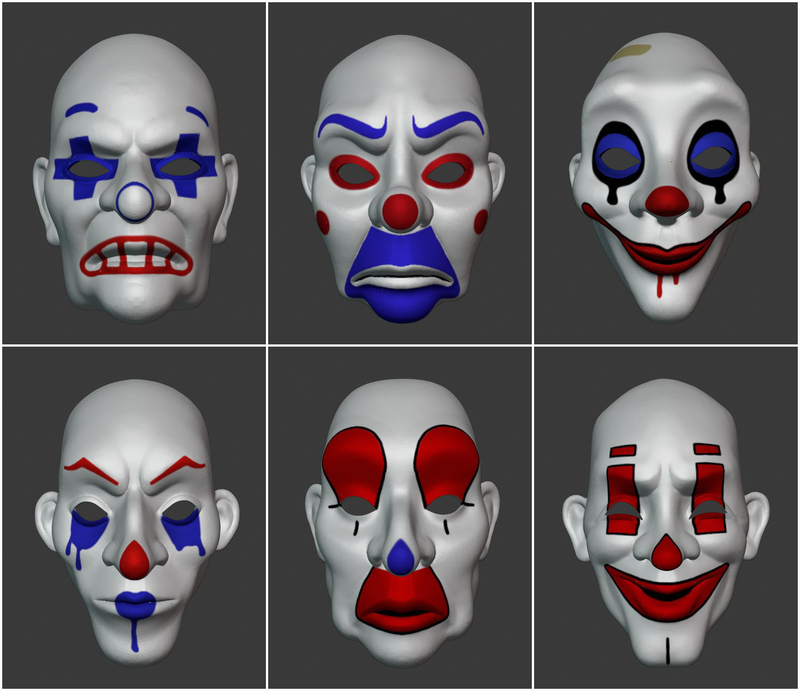 JOKER BANK MASKS: THE DARK KNIGHT