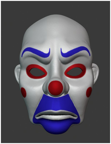 JOKER BANK MASK (BOZO): THE DARK KNIGHT