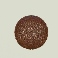 Thorn Ball 3D Printable Model for Decoration purpose - Thumbnail 2