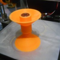 Small Adjustable threaded filament spool holder 3D Printing 39280