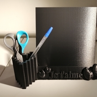 Heart book holder & pen holder - Thumbnail 5
