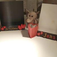 Heart book holder & pen holder - Thumbnail 7