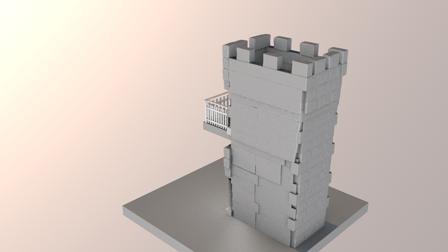 greek tower 3D Print 392860