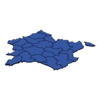 Map of France - Thumbnail 2