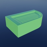 Fency Soap Dish 3D Printable model  - Thumbnail 1