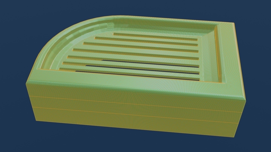 Fency Soap Dish 3D Printable model  3D Print 393210