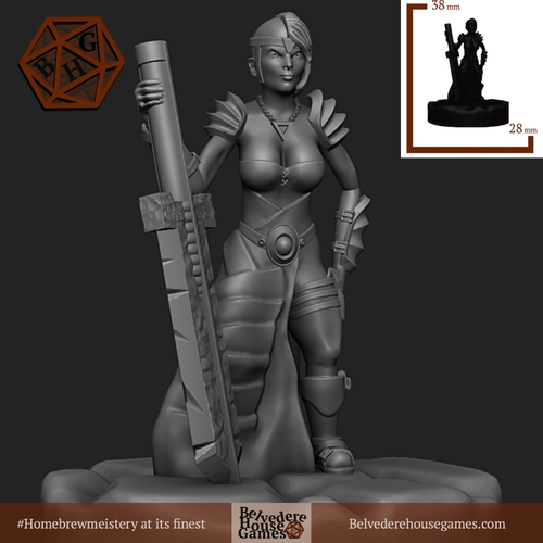 Dwarven Butcher 3D Print 393238