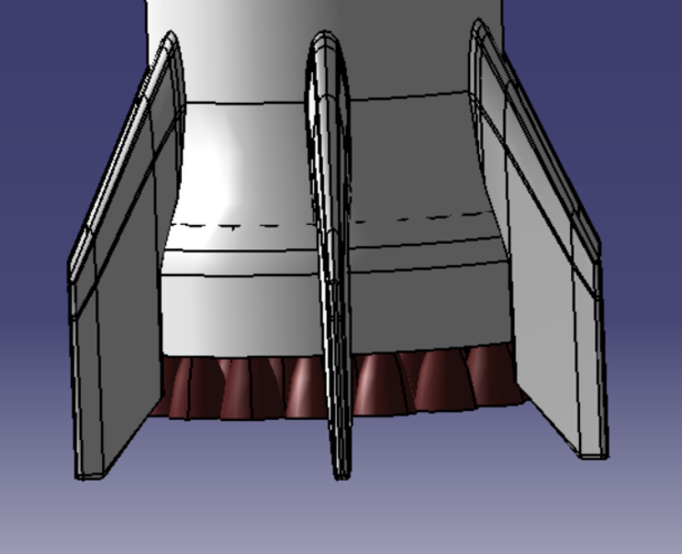 Vaisseau de fusée 3D Print 393323