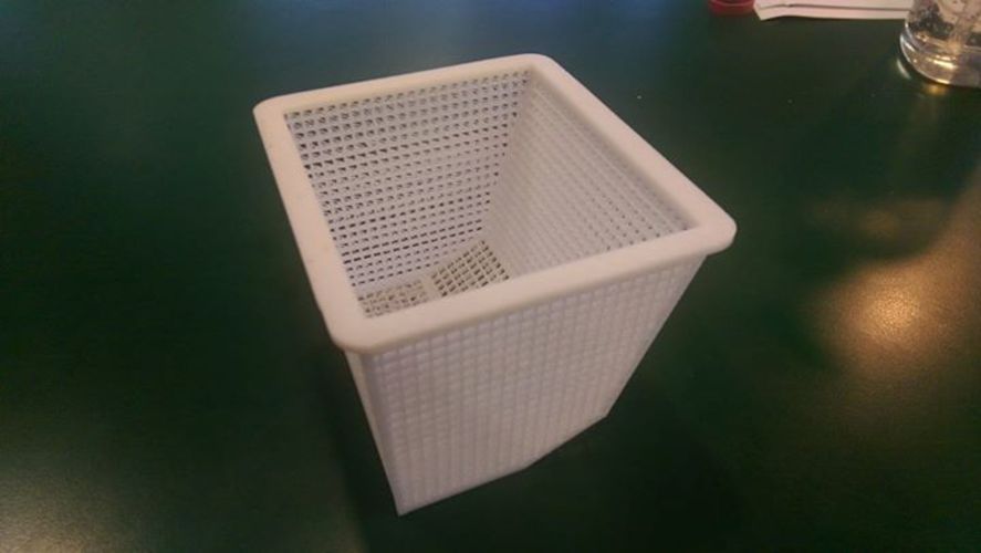 SPX1099B Front Spa Skimmer Basket 3D Print 39335