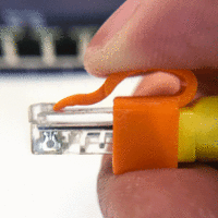 Ethernet | RJ45 clip to secure/repair/fix broken tab - Thumbnail 3