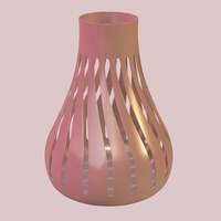 FENCY FLOWER VASE DECORATION PIECE 3D PRINT MODEL - Thumbnail 2