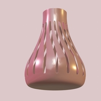 FENCY FLOWER VASE DECORATION PIECE 3D PRINT MODEL - Thumbnail 3