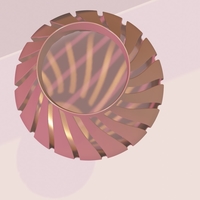 FENCY FLOWER VASE DECORATION PIECE 3D PRINT MODEL - Thumbnail 5