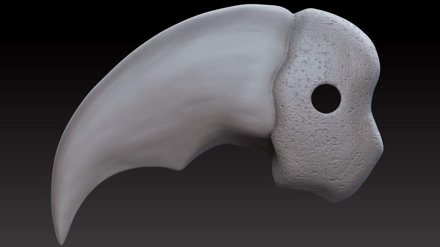 Polar bear claw pendant (4 variations) 3D Print 393485