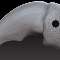 Polar bear claw pendant (4 variations) - Thumbnail 4