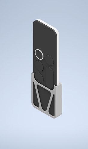 Apple tv remote mount 3D Print 393519