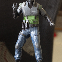 Small Rainbow Six Siege VIGIL character 3D Printing 393589