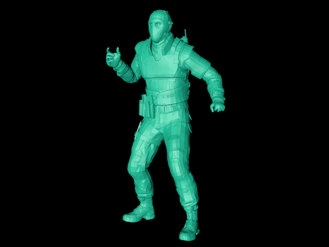 Rainbow Six Siege VIGIL character 3D Print 393590