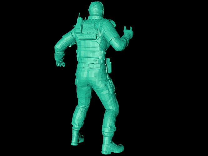 Rainbow Six Siege VIGIL character 3D Print 393591