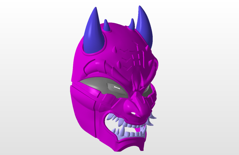 Jiraiya mask from Naruto 3D Print 393606