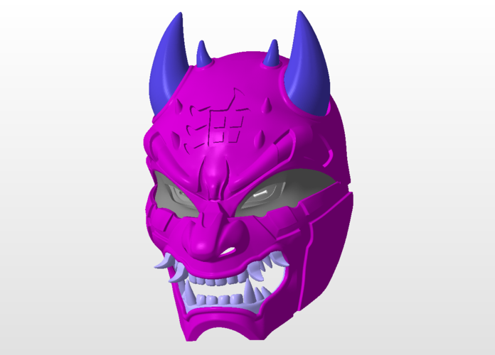 Jiraiya mask from Naruto 3D Print 393607