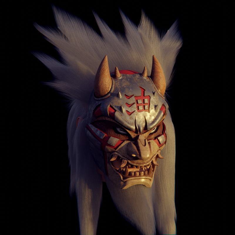 Jiraiya mask from Naruto