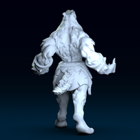 Werewolf Berserker 3D print model - Thumbnail 4