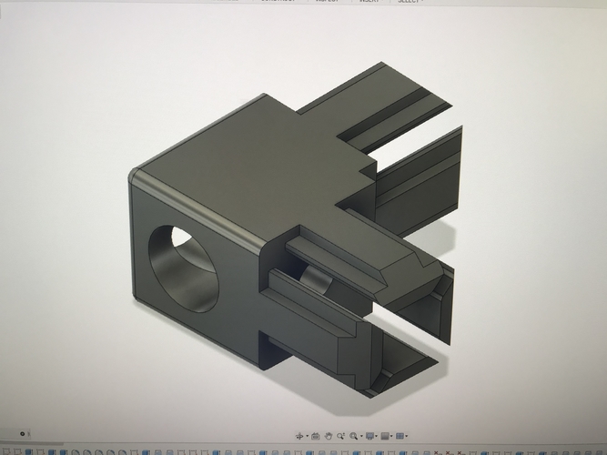 2-Way joiner for 2020 T-Slot Aluminum extrusions  3D Print 393742