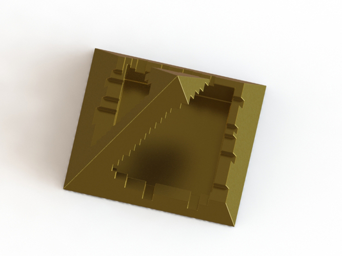 broken pyramid ashtray 3D Print 393795