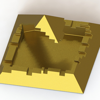 broken pyramid ashtray - Thumbnail 3