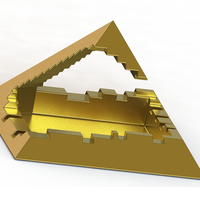 broken pyramid ashtray - Thumbnail 5