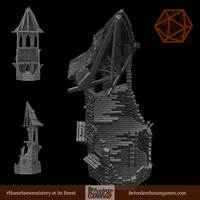 Small The Ruined Tower 28mm Support Free 3D Printing 393839