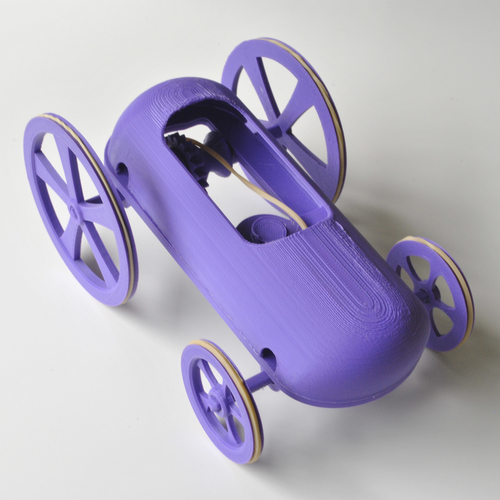 Rubber band car 3D Print 393956