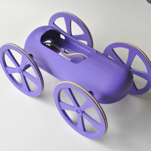 Rubber band car 3D Print 393957