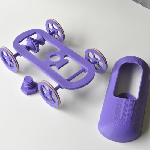 Rubber band car 3D Print 393958
