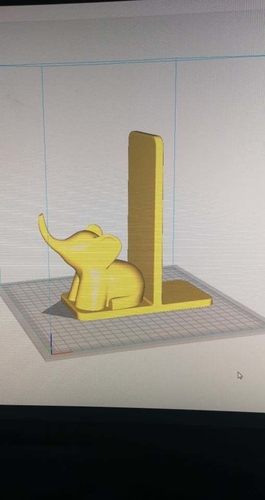 Elephant Book Stand 3D Print 393989