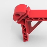 Small Diagonal measuring  tool for tapemeasures 3D Printing 394061