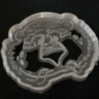 Small Cookie Cutter Cartoon Tiger Head 3D Printing 394084