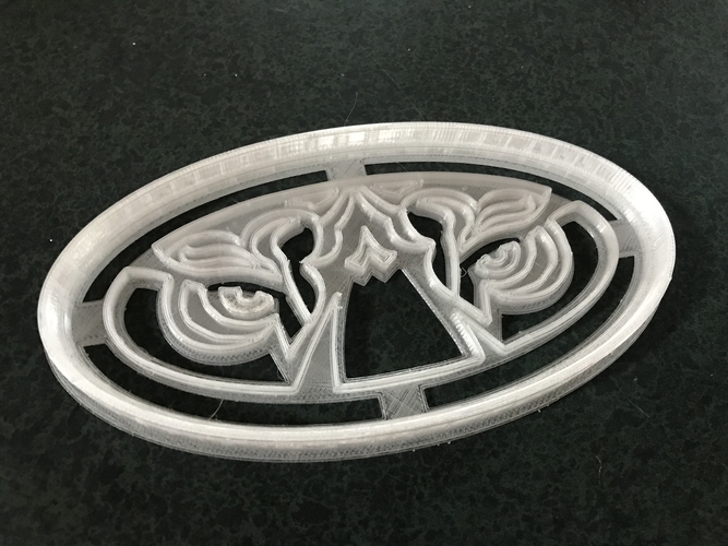 3D Printed Cookie Cutter Tiger Eyes Logo by Auind93 | Pinshape